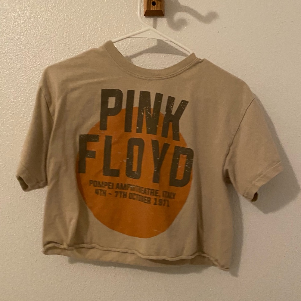 Cropped Pink Floyd Tee - Size Small/Medium